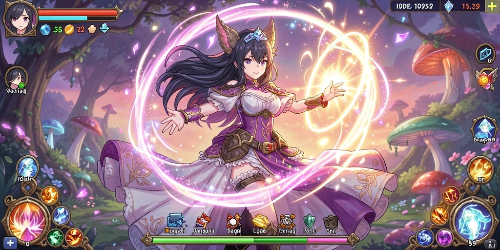 Ilustrasi grafis menakjubkan dari game.