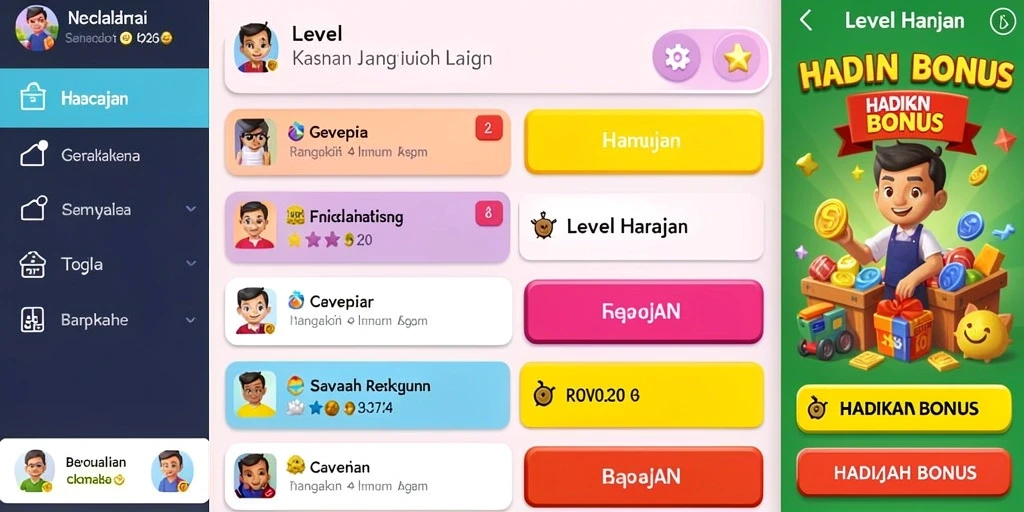 Fitur bonus harian yang menguntungkan.
