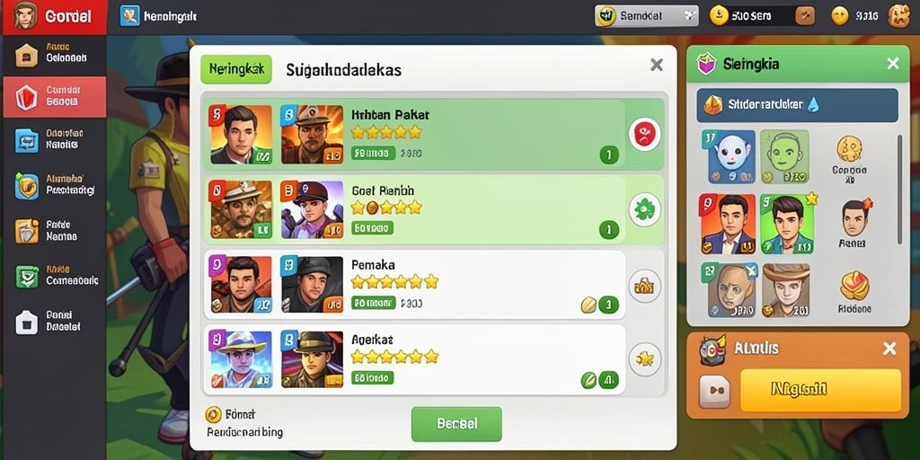 Beragam permainan slot dengan grafis yang memukau.