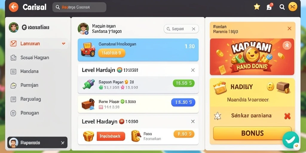 Fitur bonus dan promosi yang menguntungkan.