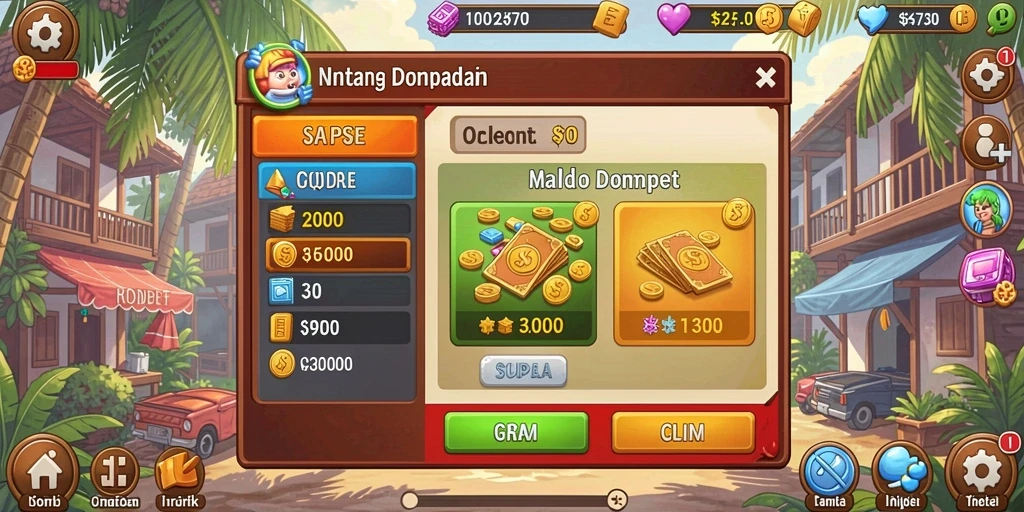 Pengaturan level yang menantang dan beragam.