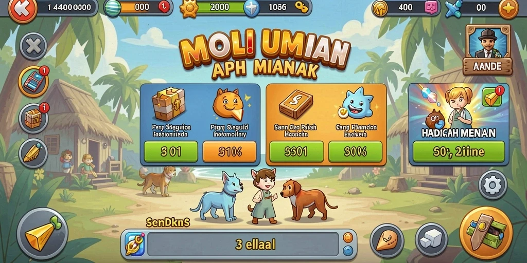 Tangkapan layar menunjukkan mode multiplayer dengan teman-teman.