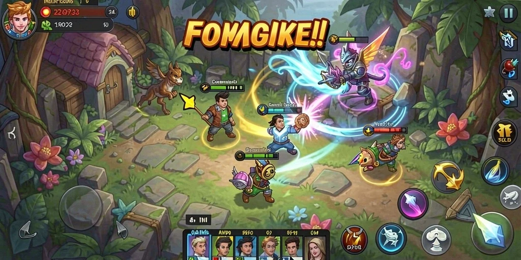 Momen seru dalam mode multiplayer bersama teman.